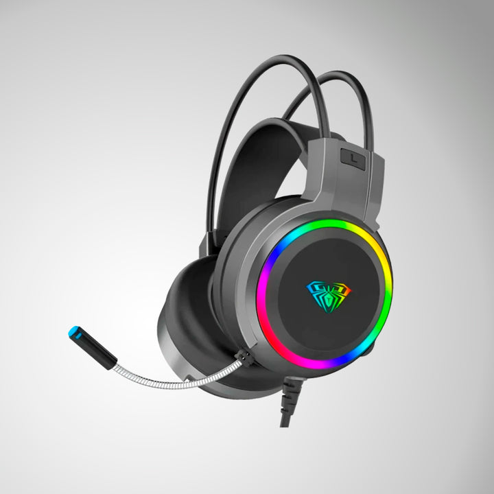 Audífonos gamer Aula S608 Cableado BLACK