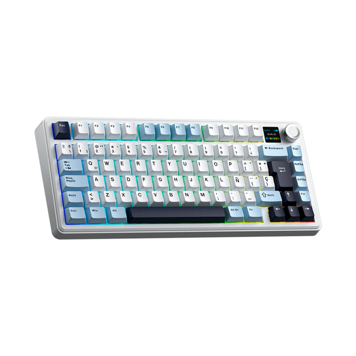 Teclado mecánico gamer Aula F75MAX Inalámbrico Español, Reaper Switch