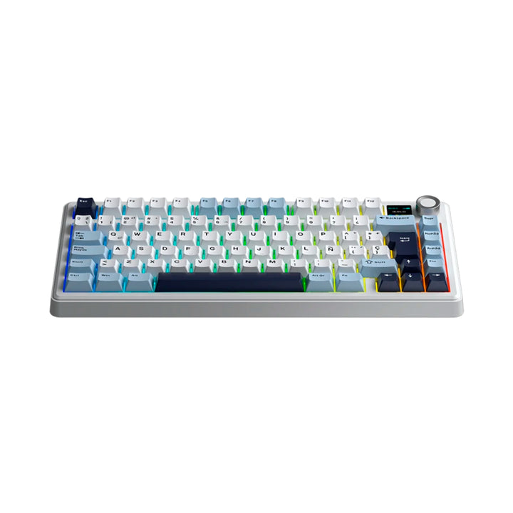 Teclado mecánico gamer Aula F75MAX Inalámbrico Español, Reaper Switch
