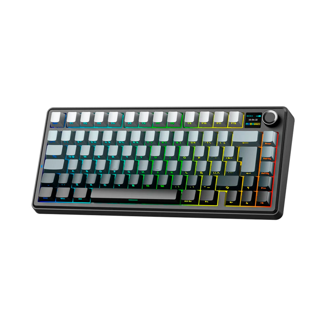 Teclado mecánico gamer Aula F75MAX Inalámbrico Español, Reaper Switch
