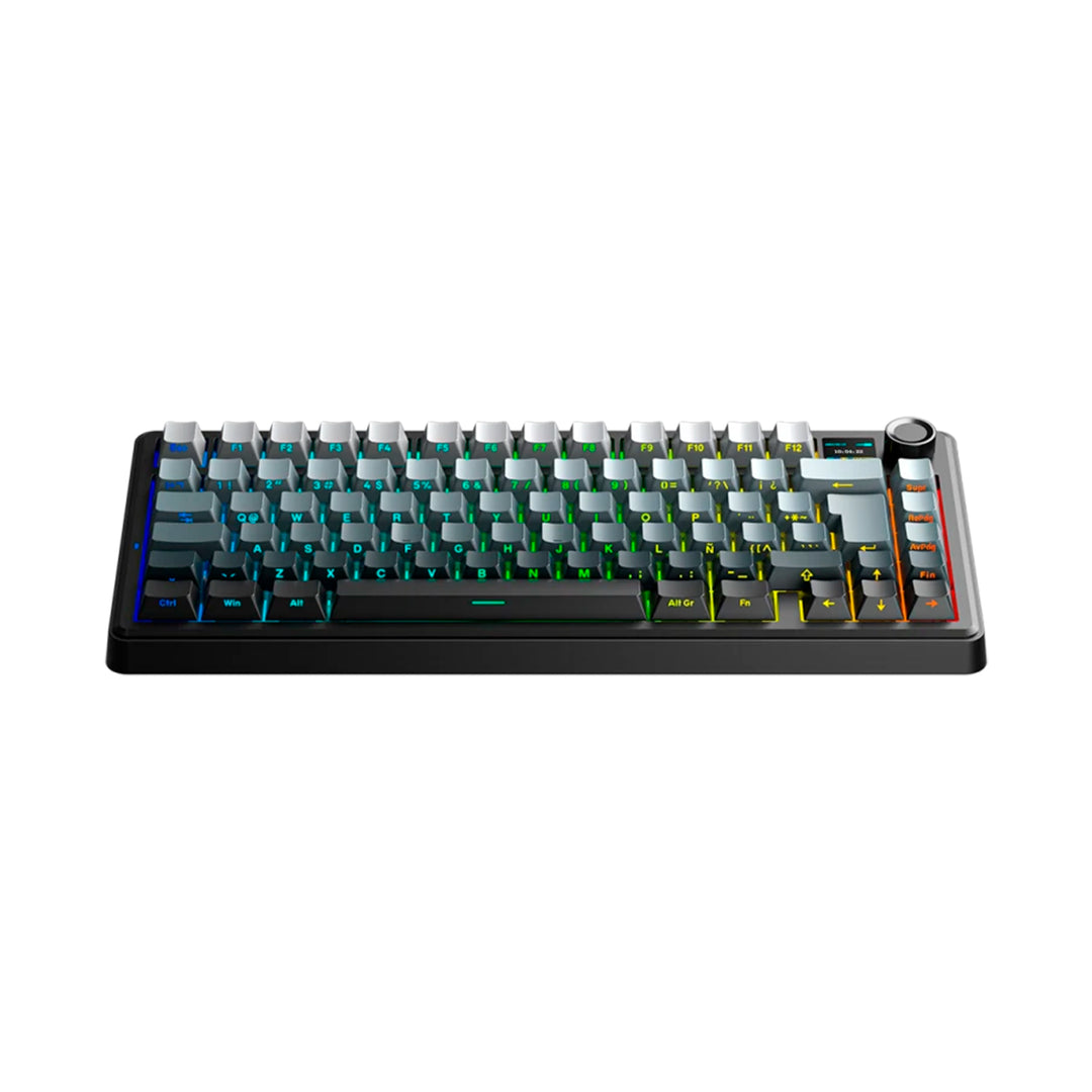 Teclado mecánico gamer Aula F75MAX Inalámbrico Español, Reaper Switch