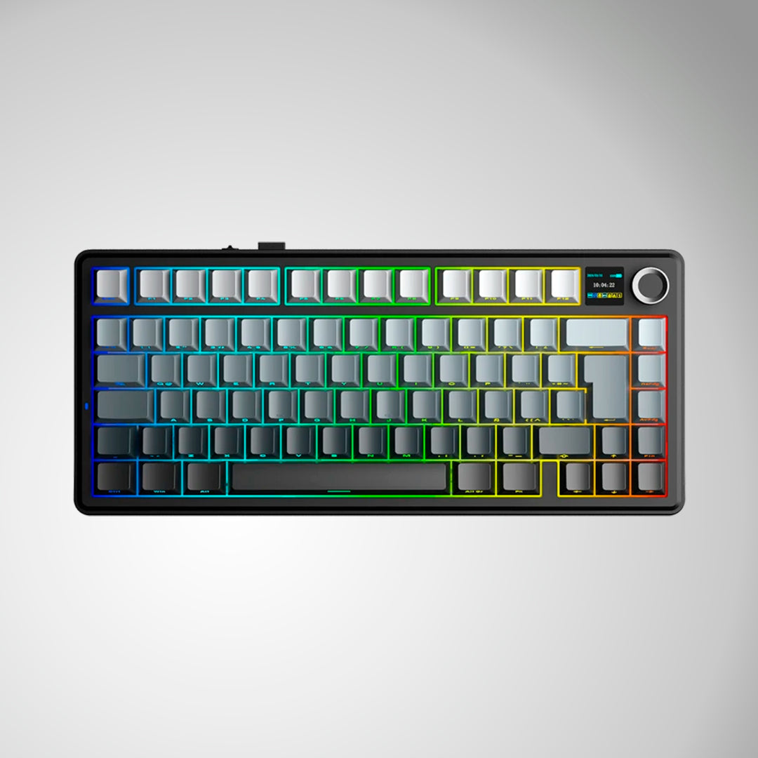 Teclado mecánico gamer Aula F75MAX Inalámbrico Español, Reaper Switch