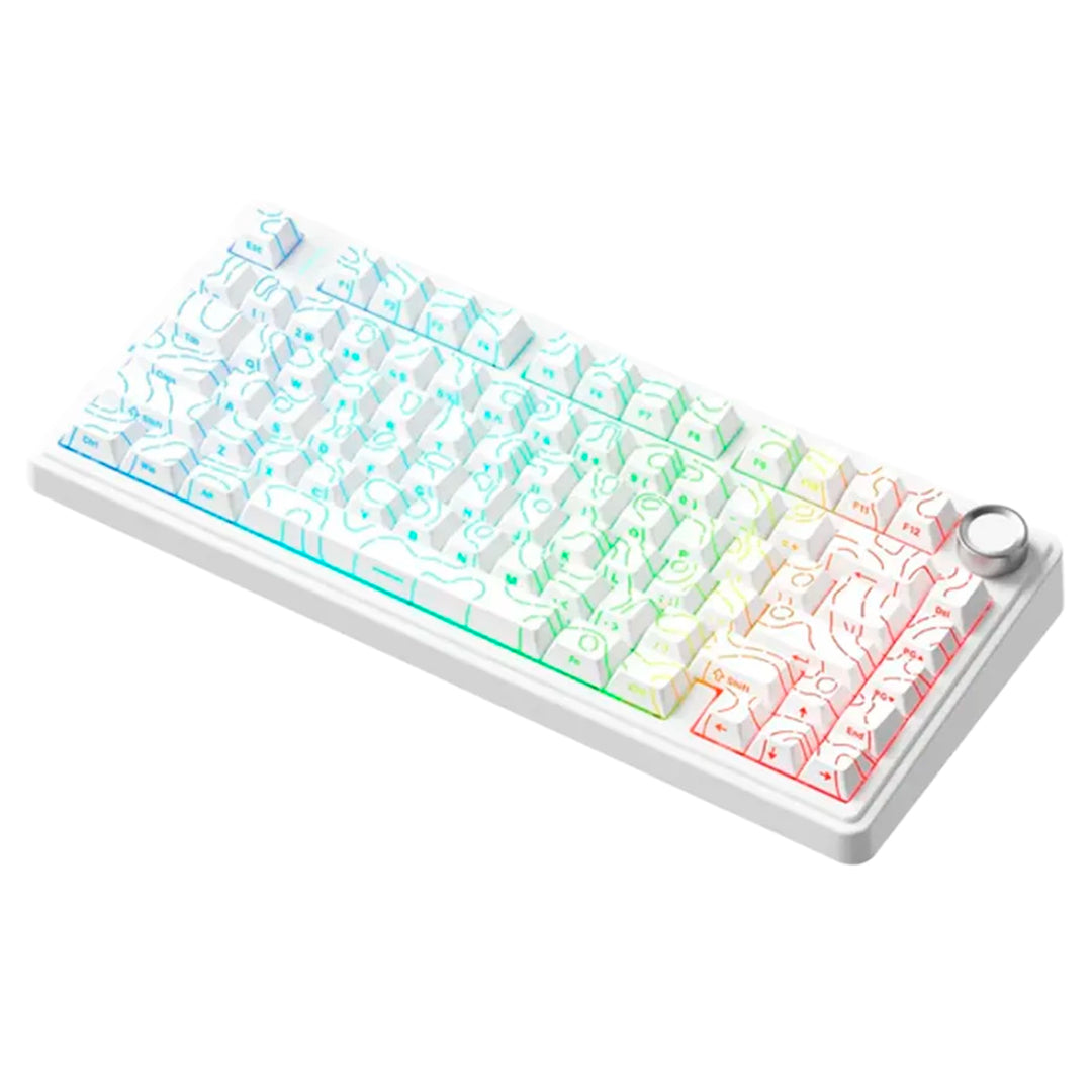 Teclado Aula F75 RGB Inalambrico Ingles - Star Vector Switch - Achorao