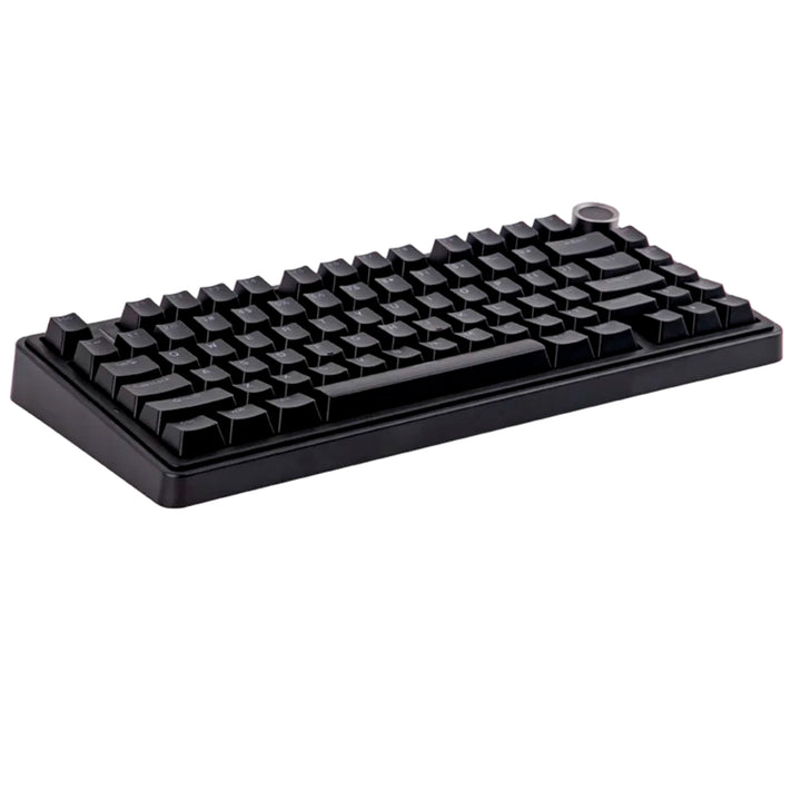 Teclado gamer Aula F75 Rainbow cableado Ingles Black- Red switch DEMO