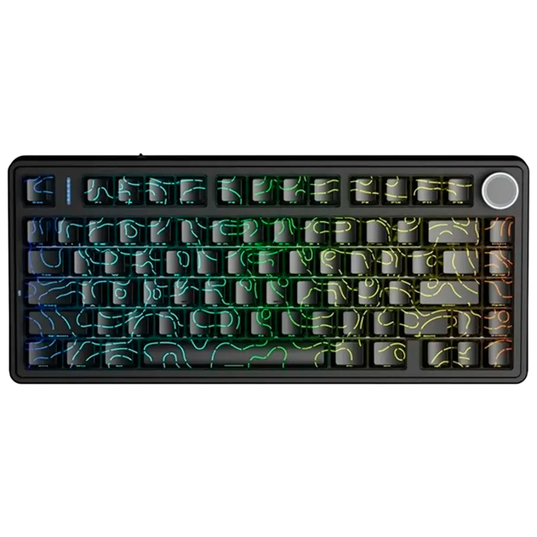 Teclado Aula F75 RGB Inalambrico Ingles - Star Vector Switch - Achorao