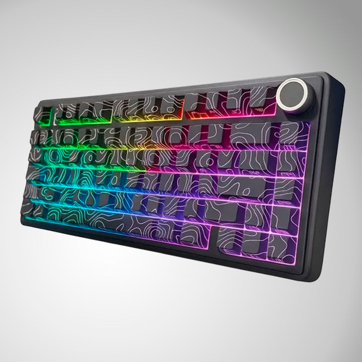 Teclado Aula F75 RGB Inalambrico Ingles - Star Vector Switch - Achorao