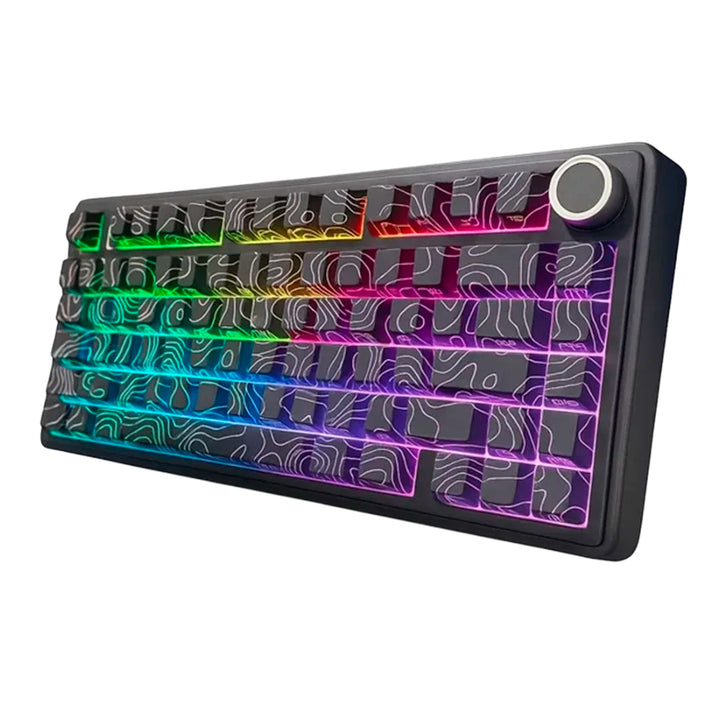Teclado Aula F75 RGB Inalambrico Ingles - Star Vector Switch - Achorao