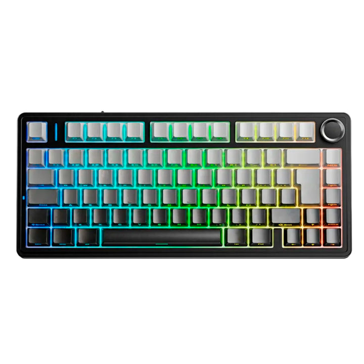 Teclado Aula F75 RGB Inalambrico Español Black Degraded - Reaper Switch - Achorao