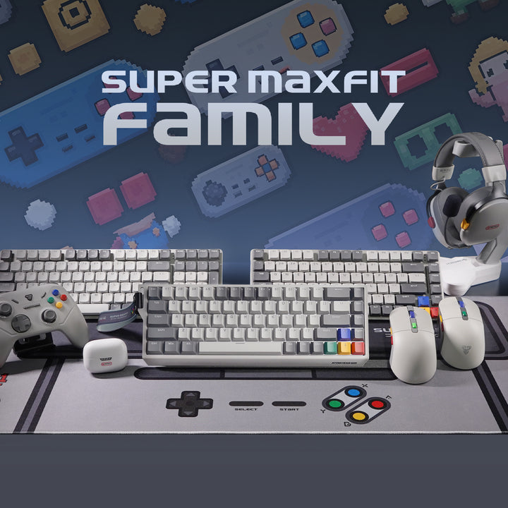 Teclado mecánico gamer FANTECH ATOM HE68 PRO mk922, Super Maxfit