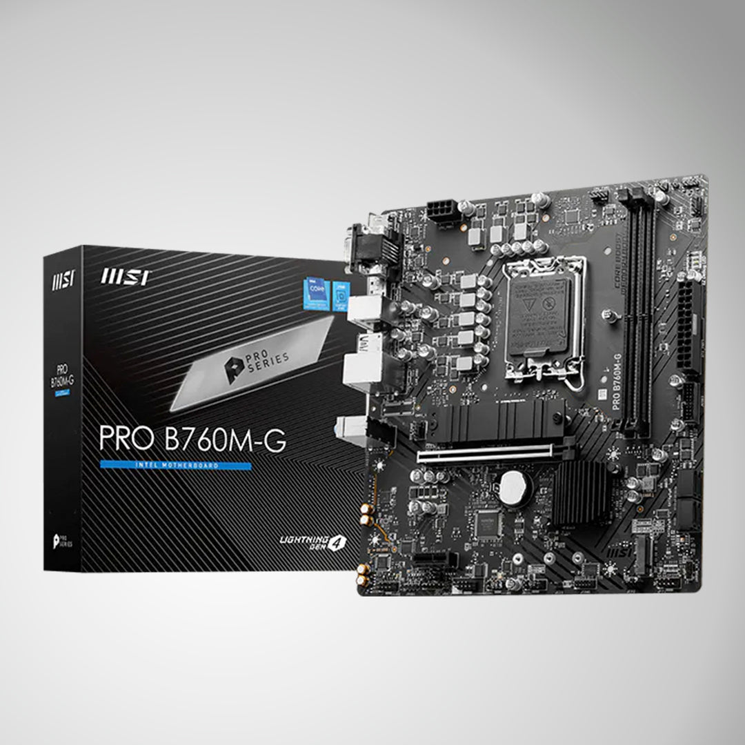 Placa Madre MSI PRO B760M-G DDR5 para Intel LGA 1700 (mATX) - Achorao