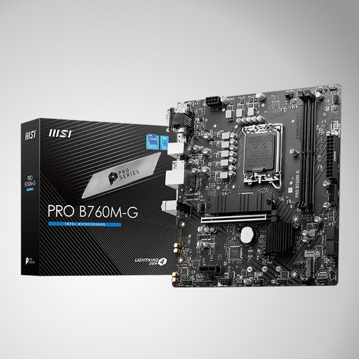 Placa Madre MSI PRO B760M-G DDR5 para Intel LGA 1700 (mATX) - Achorao