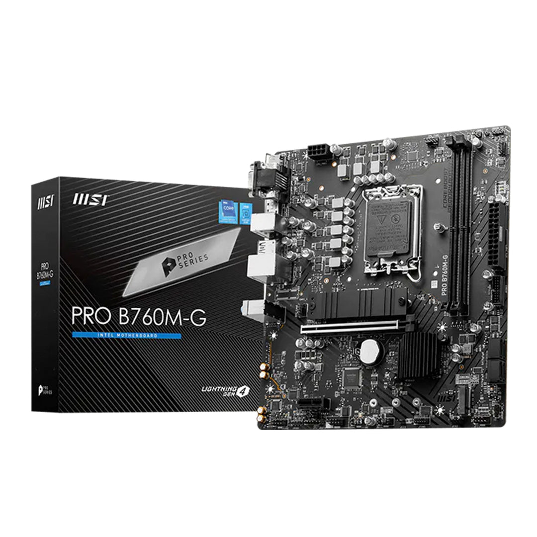 Placa Madre MSI PRO B760M-G DDR5 para Intel LGA 1700 (mATX) - Achorao