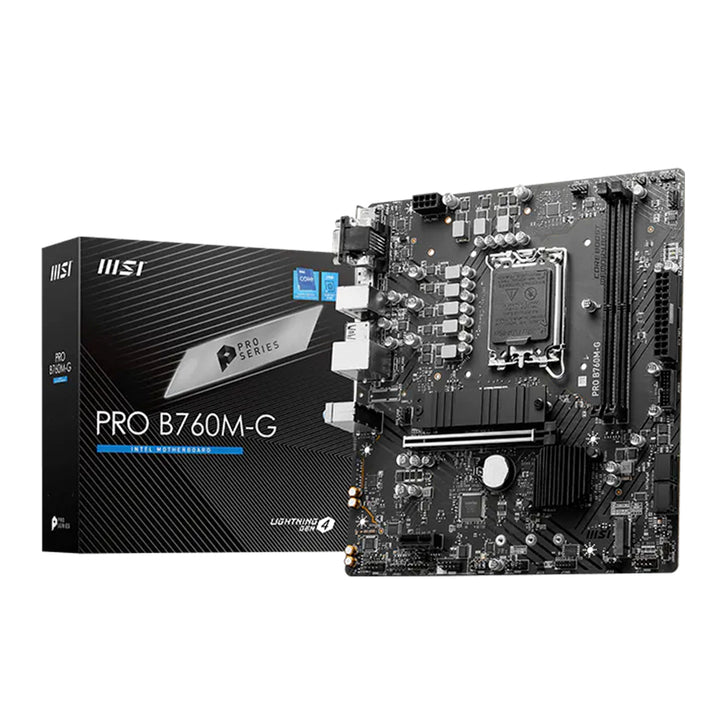 Placa Madre MSI PRO B760M-G DDR5 para Intel LGA 1700 (mATX) - Achorao