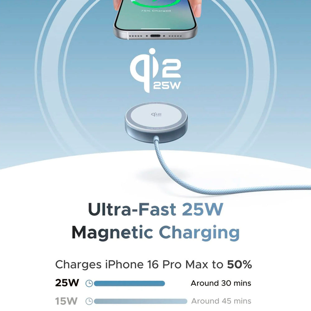 Cable de Carga Magnético inalambrico 25W W753 - Achorao