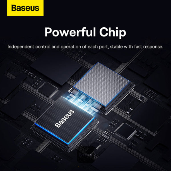 Adaptador HUB Baseus 4 Puertos Expansion UltraJoy Series 4-in-1 USB-C Hub A USB 3.0 Extensión - Gris - Achorao