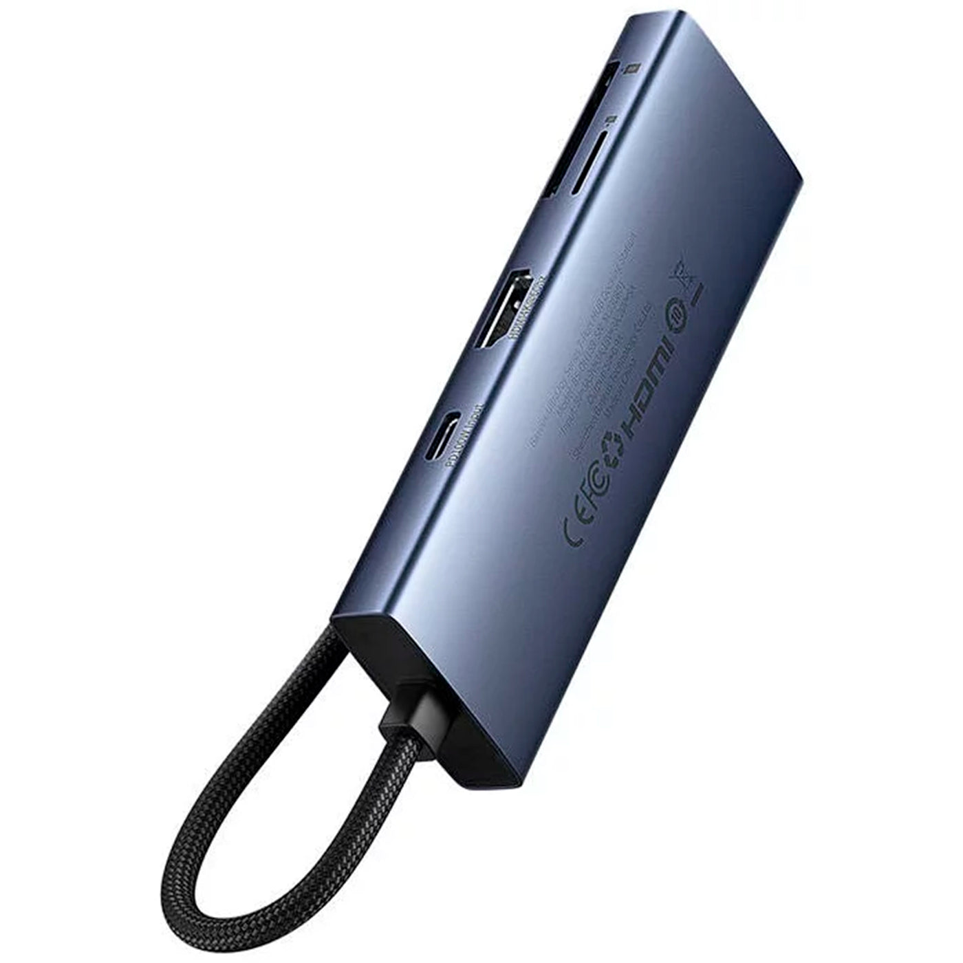 Adaptador HUB Space Grey Baseus UltraJoy Series 7-Puertos（Tipo-C a HDMI4K@60Hz ） - Achorao