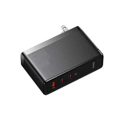 Cargador rápido Baseus GaN Pro Fast charger de 3 puertos de 140 W - Achorao
