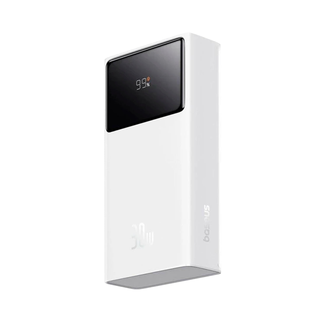 Power Bank OS-Baseus Star-Lord Carga rápìda 30000mAh 30W Pantalla digital – Blanco - Achorao