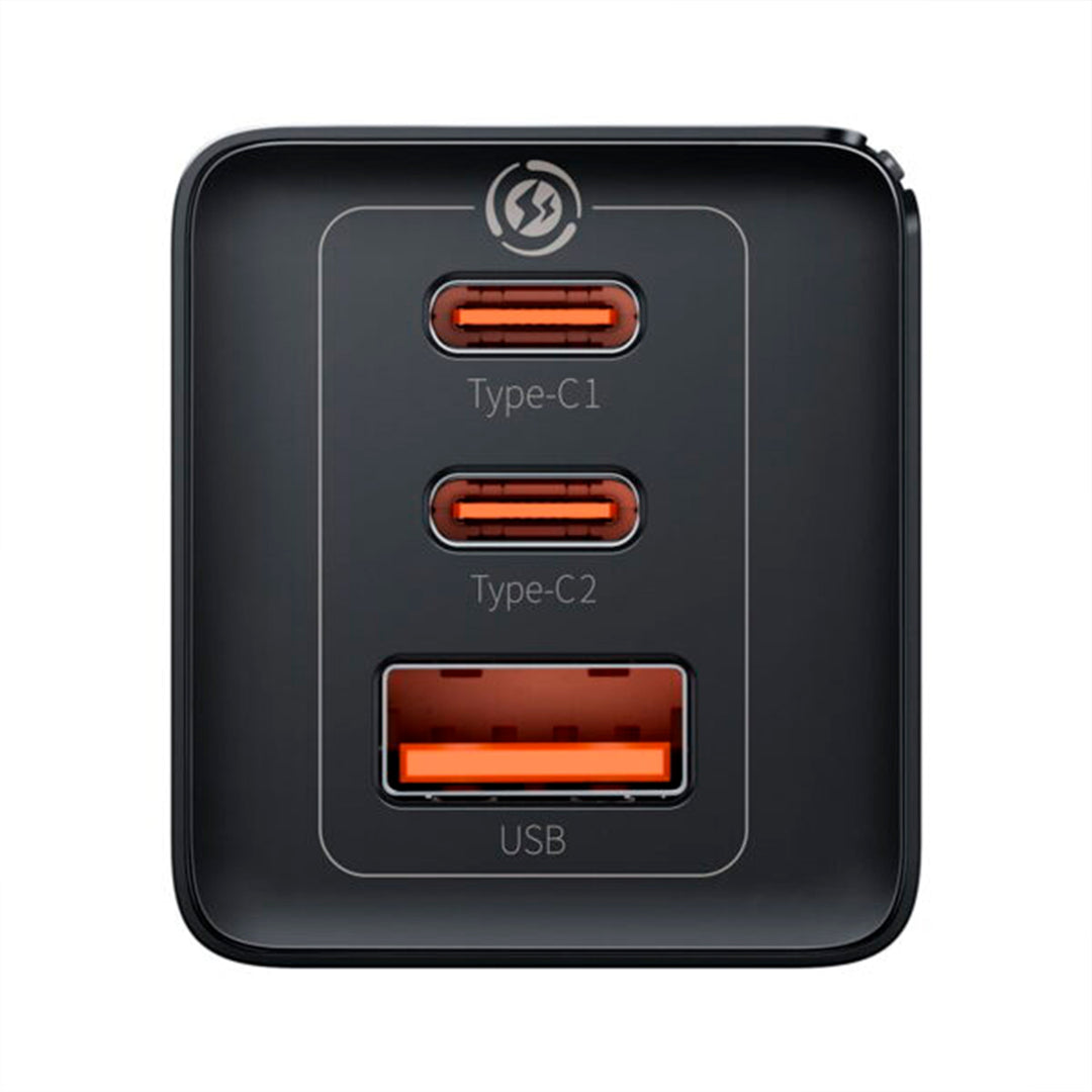 Cargador de carga rápida Baseus de 65w GaN5 Pro 2c+u 65w US - Achorao