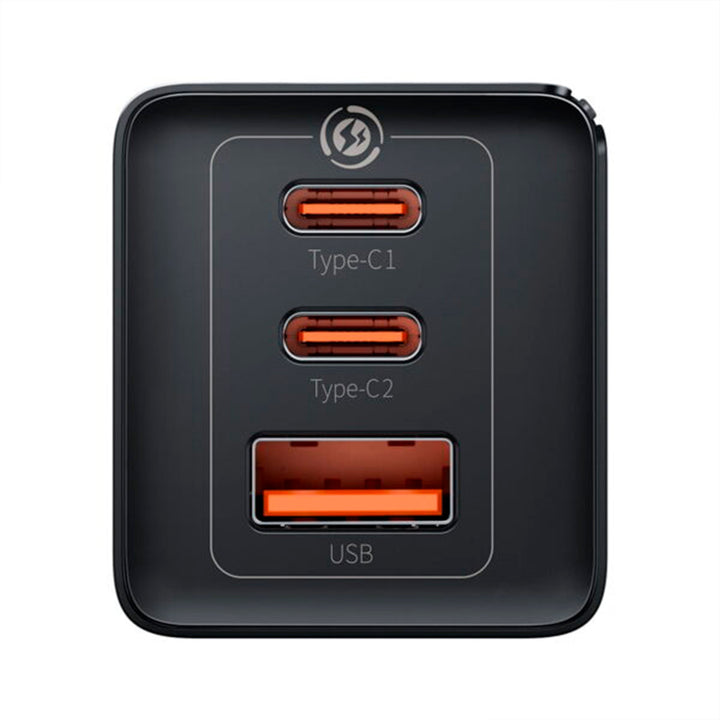 Cargador de carga rápida Baseus de 65w GaN5 Pro 2c+u 65w US - Achorao