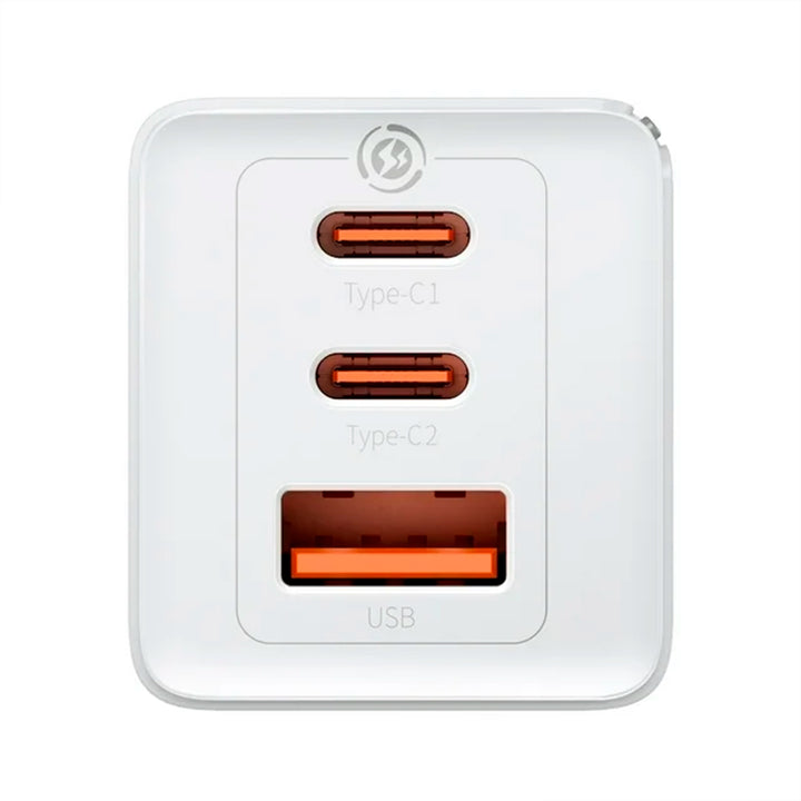 Cargador de carga rápida Baseus de 65w GaN5 Pro 2c+u 65w US - Achorao