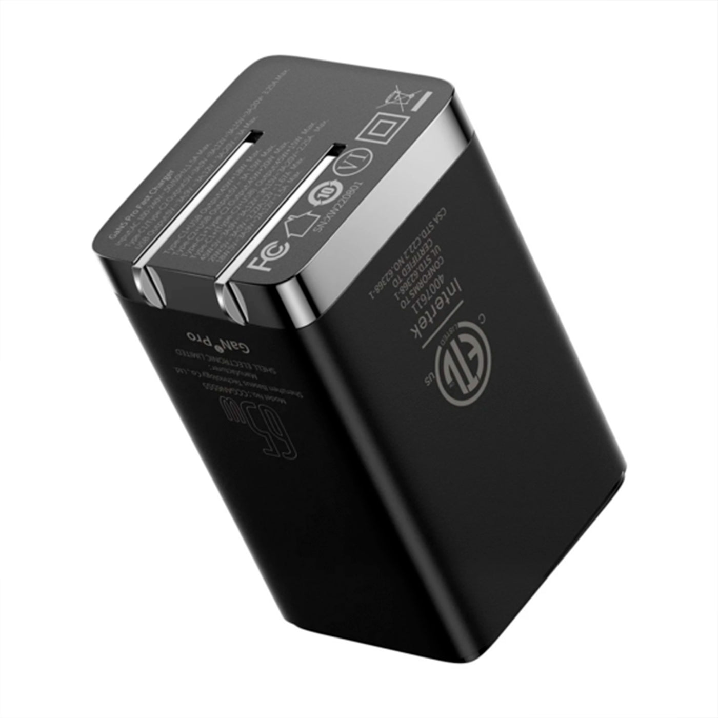 Cargador de carga rápida Baseus de 65w GaN5 Pro 2c+u 65w US - Achorao