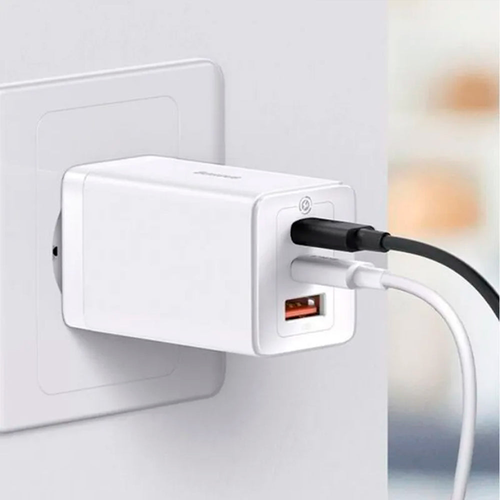 Cargador de carga rápida Baseus de 65w GaN5 Pro 2c+u 65w US - Achorao