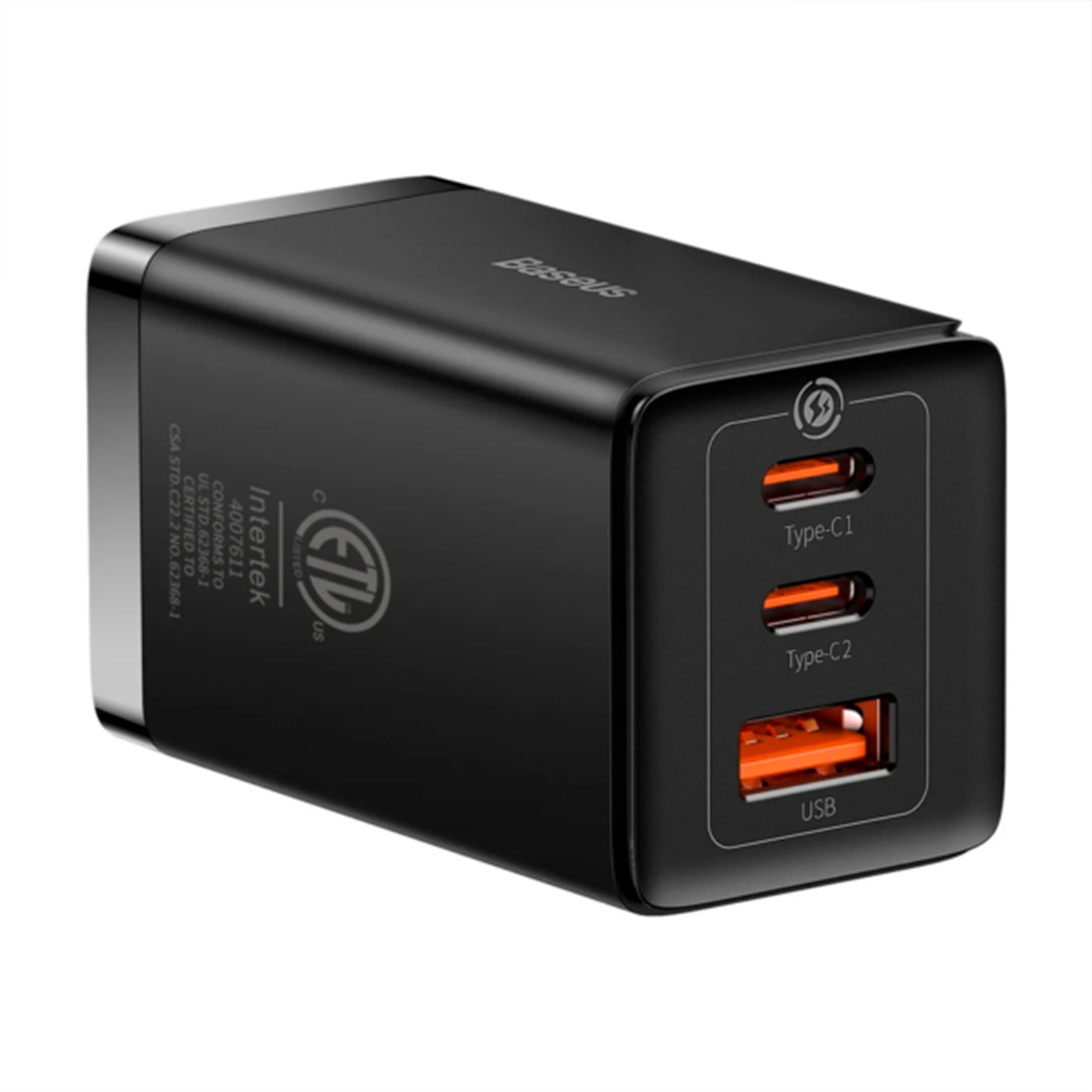 Cargador de carga rápida Baseus de 65w GaN5 Pro 2c+u 65w US - Achorao