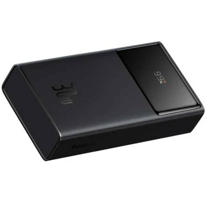 Power Bank de carga rápida con pantalla digital 10000mAh 30W Cluster Black Baseus Star-Lord（Con cable de carga Simple Series USB a Tipo-C 3A 0.3m Black） - Achorao