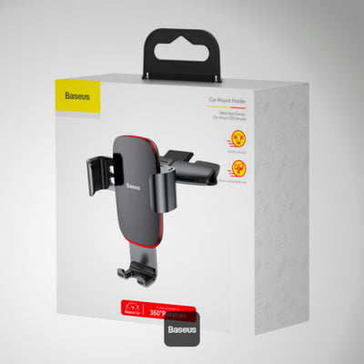 soporte premium para teléfono de automóvil con ranura para CD Baseus Metal Age Gravity Car Mount DEMO - Achorao