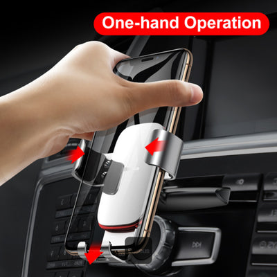 soporte premium para teléfono de automóvil con ranura para CD Baseus Metal Age Gravity Car Mount DEMO - Achorao