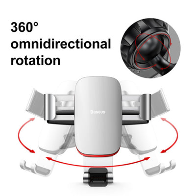 soporte premium para teléfono de automóvil con ranura para CD Baseus Metal Age Gravity Car Mount DEMO - Achorao
