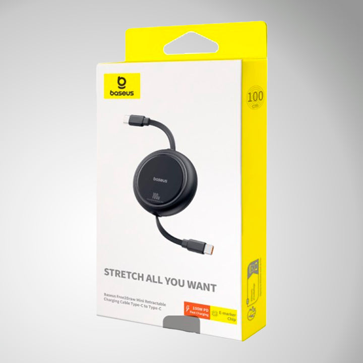 Baseus Cable Retráctil Free2Pull USB-C 100W - Achorao