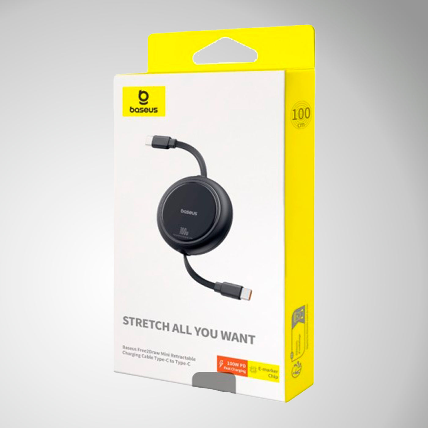 Baseus Cable Retráctil Free2Pull USB-C 100W - Achorao