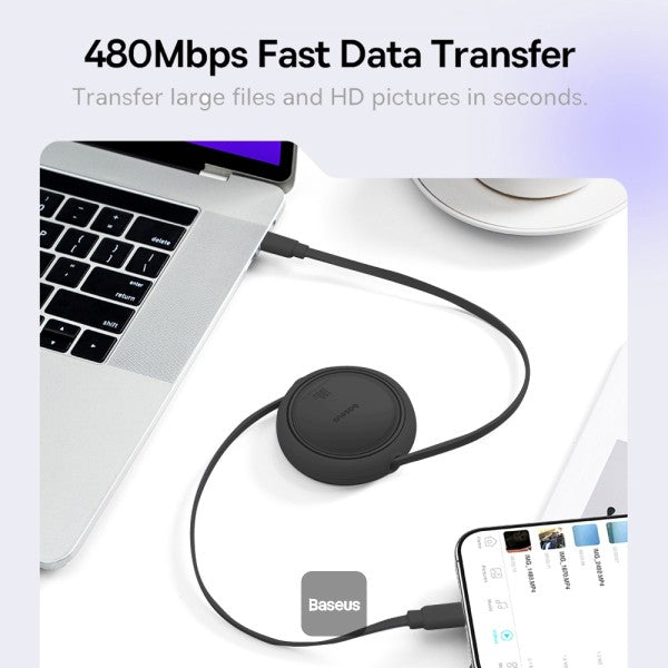 Baseus Cable Retráctil Free2Pull USB-C 100W - Achorao