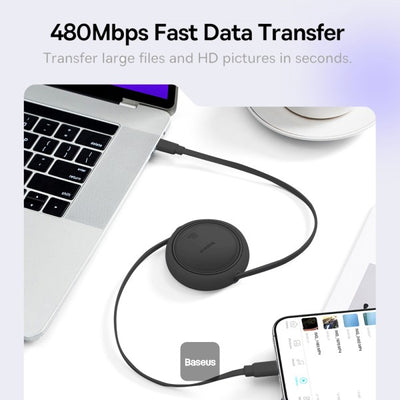 Baseus Cable Retráctil Free2Pull USB-C 100W - Achorao