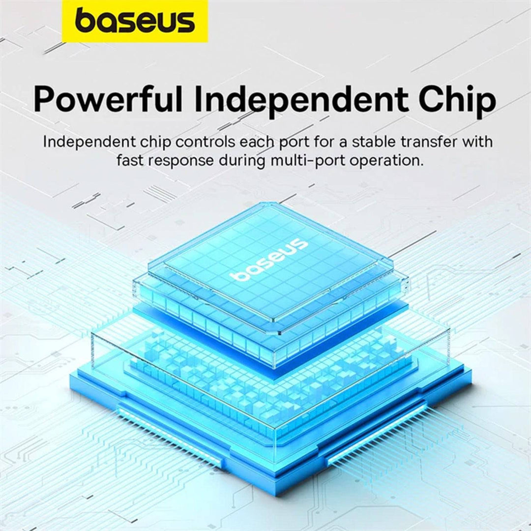 Adaptador HUB Lite 100cm Cluster Black Baseus UltraJoy Series 4-Puertos（USB A to USB 3.0） - Achorao