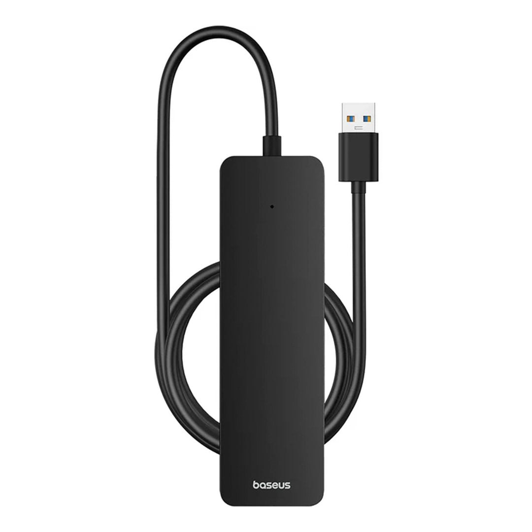 Adaptador HUB Lite 100cm Cluster Black Baseus UltraJoy Series 4-Puertos（USB A to USB 3.0） - Achorao