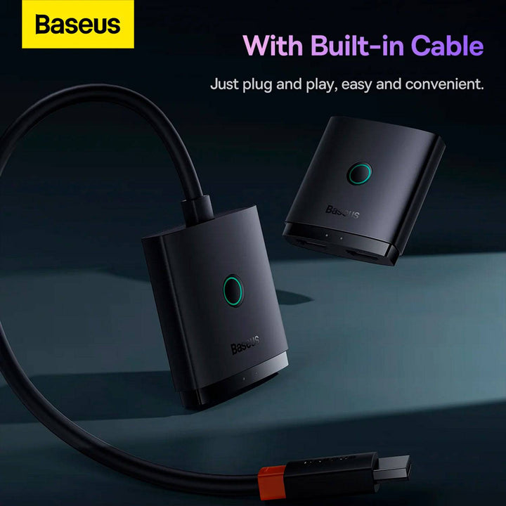 HDMI Switch Baseus AirJoy Series 2-in-1 Bidireccional - Achorao