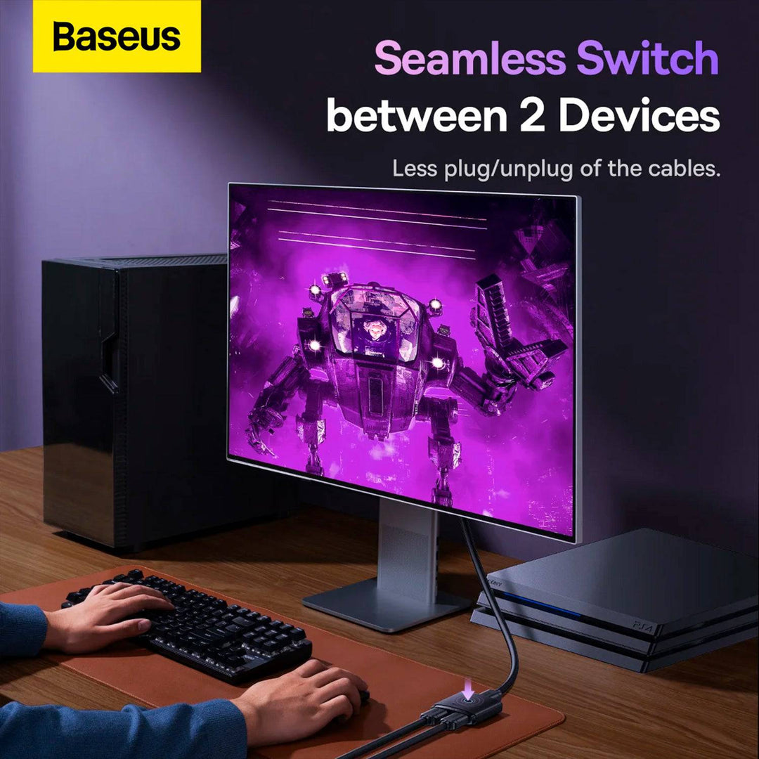 HDMI Switch Baseus AirJoy Series 2-in-1 Bidireccional - Achorao