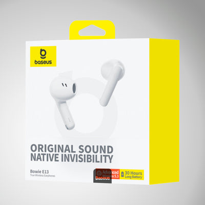 Audifonos Bluetooth Baseus Bowie E13 True Wireless Galaxy White - Achorao