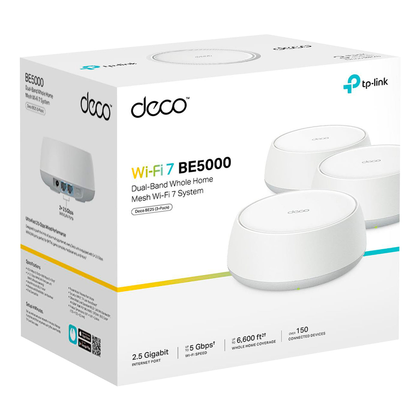 Tp Link Deco BE25 (3 Pack) BE5000 Whole Home Mesh - Achorao