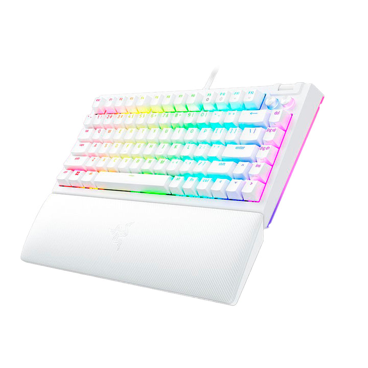 Teclado mecánico gamer RAZER Blackwidow V4 75% SWITCH ORANGE, HOT-SWAPPABLE 8000 HZ US CHROMA