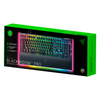 Teclado gamer Razer Blackwidow V4 Pro Yellow Switch US Chroma Black - Achorao