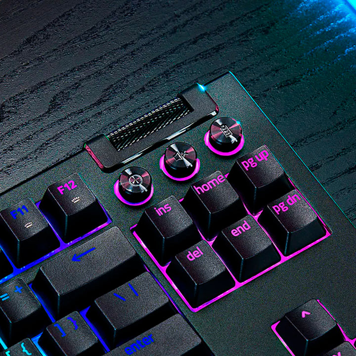 Teclado gamer mecánico Razer BlackWidow V4 TKL, inalámbrico HyperSpeed, switch Orange - Achorao