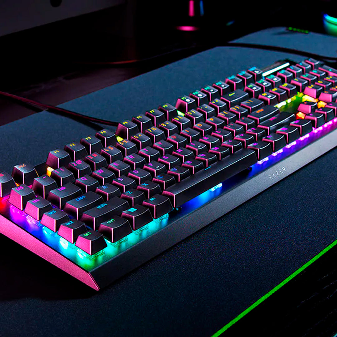 Teclado Gamer Razer Blackwidow V4 X Mechanical Switch Green US Chroma - Achorao