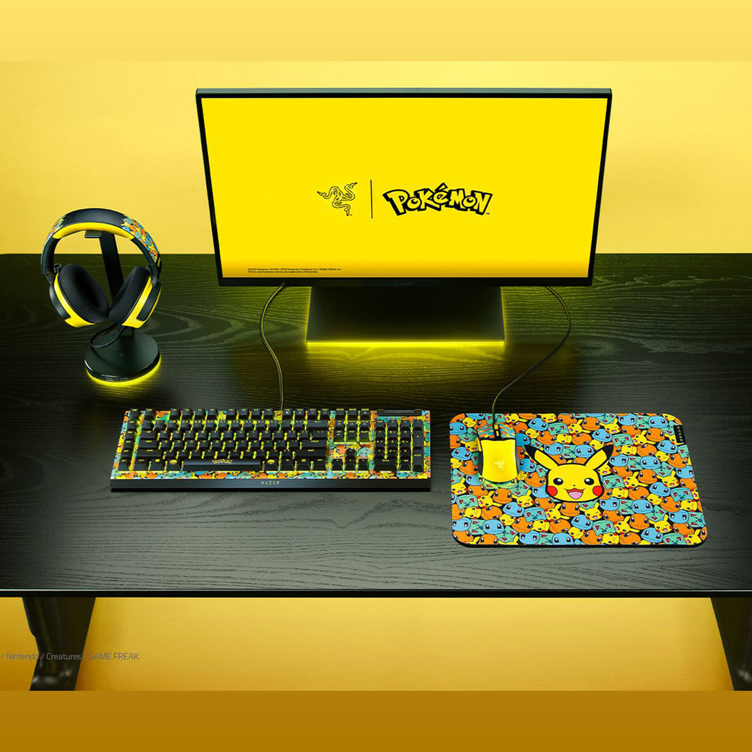 Teclado mecánico gamer Razer BlackWidow V4 X Pokemon Edition - Achorao