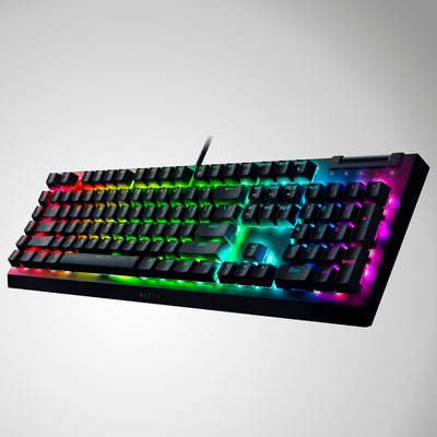 Teclado Gamer Razer Blackwidow V4 X Mechanical Switch Green US Chroma - Achorao