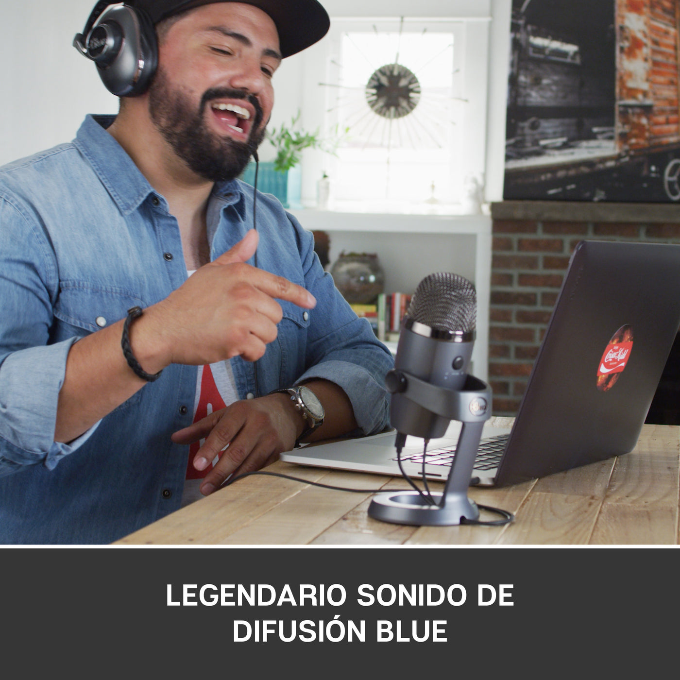 Micrófono Blue Yeti Nano Cardioide Omnidireccional USB - Achorao