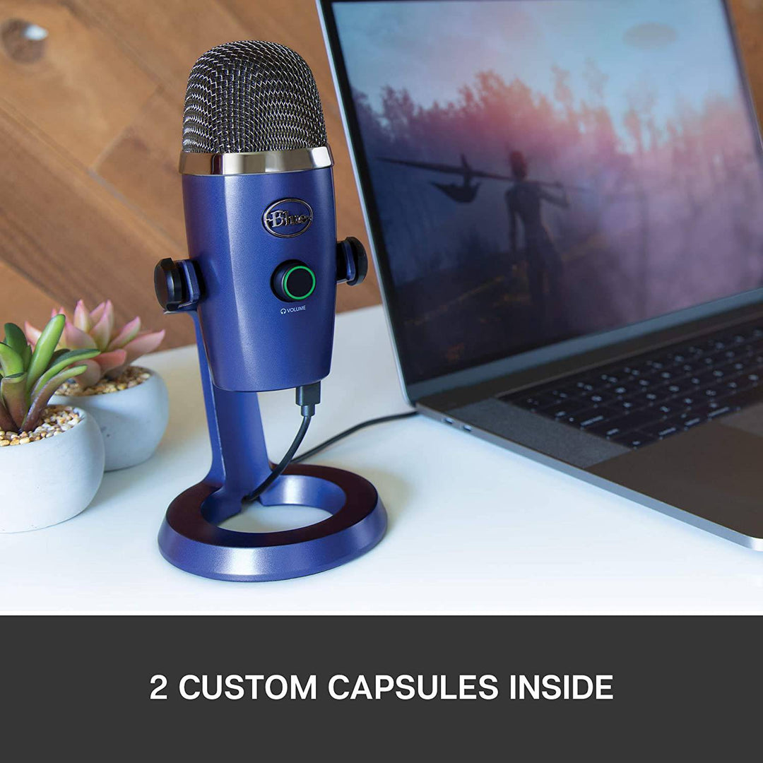 Micrófono Blue Yeti Nano Cardioide Omnidireccional USB - Achorao
